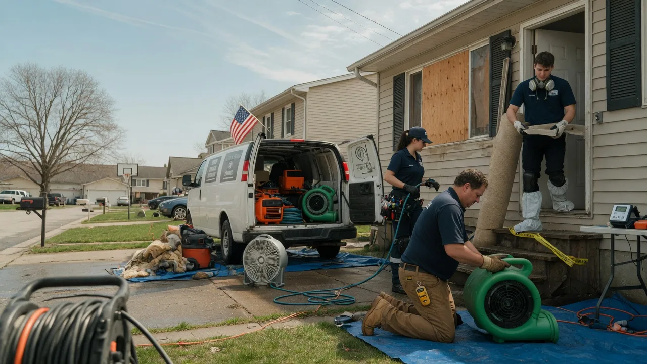 Water Damage Restoration in Rosamond, IL near me